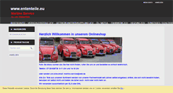 Desktop Screenshot of ententeile.eu